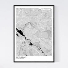 Load image into Gallery viewer, Motherwell City Map Print