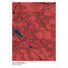 Load image into Gallery viewer, Map of Motherwell, United Kingdom