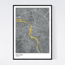 Load image into Gallery viewer, Mülheim City Map Print