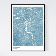 Load image into Gallery viewer, Mülheim City Map Print