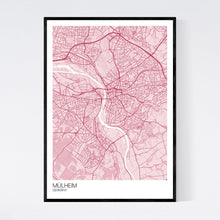 Load image into Gallery viewer, Mülheim City Map Print