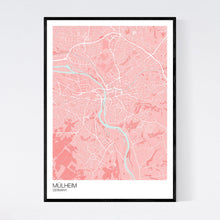 Load image into Gallery viewer, Mülheim City Map Print