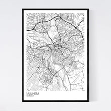 Load image into Gallery viewer, Map of Mülheim, Germany