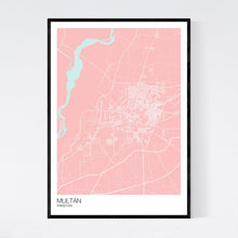 Load image into Gallery viewer, Multan City Map Print
