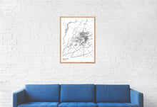 Load image into Gallery viewer, Map of Multan, Pakistan