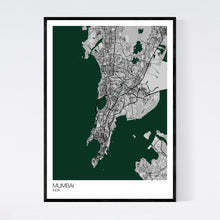 Load image into Gallery viewer, Mumbai City Map Print