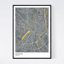 Load image into Gallery viewer, Münster City Map Print