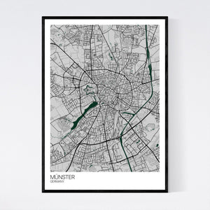 Münster City Map Print
