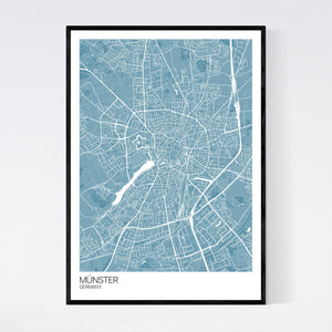 Münster City Map Print