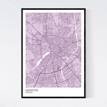 Load image into Gallery viewer, Münster City Map Print