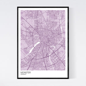 Münster City Map Print