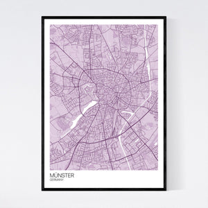 Münster City Map Print