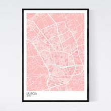 Load image into Gallery viewer, Murcia City Map Print