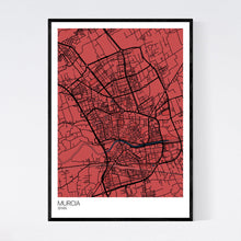 Load image into Gallery viewer, Murcia City Map Print