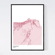 Load image into Gallery viewer, Muscat City Map Print