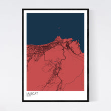 Load image into Gallery viewer, Map of Muscat, Oman