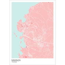 Load image into Gallery viewer, Map of Mwanza, Tanzania