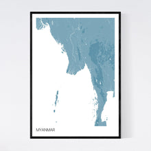 Load image into Gallery viewer, Map of Myanmar, 