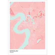 Load image into Gallery viewer, Map of Mykolaiv, Ukraine