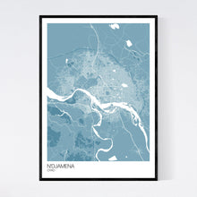 Load image into Gallery viewer, N&#39;Djamena City Map Print