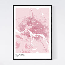 Load image into Gallery viewer, Map of N&#39;Djamena, Chad