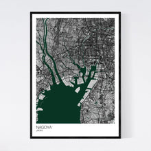 Load image into Gallery viewer, Nagoya City Map Print