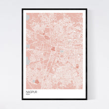 Load image into Gallery viewer, Nagpur City Map Print