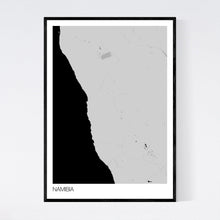 Load image into Gallery viewer, Namibia Country Map Print