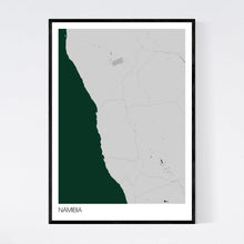 Load image into Gallery viewer, Namibia Country Map Print