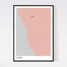 Load image into Gallery viewer, Namibia Country Map Print
