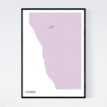 Load image into Gallery viewer, Namibia Country Map Print