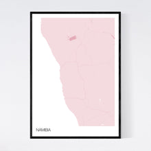 Load image into Gallery viewer, Namibia Country Map Print