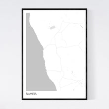 Load image into Gallery viewer, Namibia Country Map Print