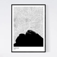 Load image into Gallery viewer, Naples City Map Print