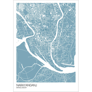Map of Narayanganj, Bangladesh