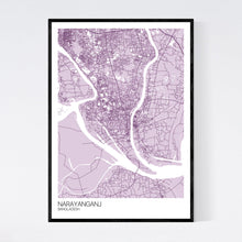 Load image into Gallery viewer, Narayanganj City Map Print