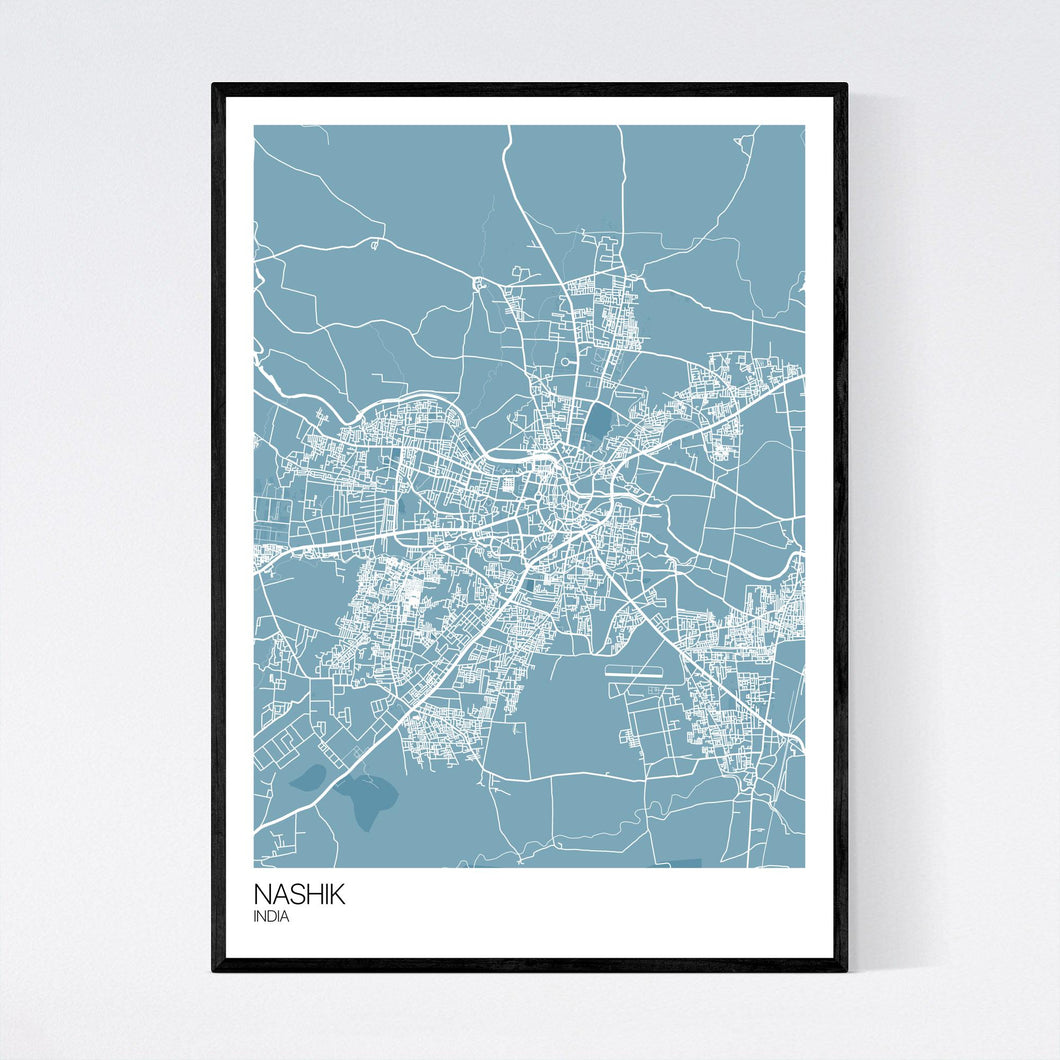 Nashik City Map Print