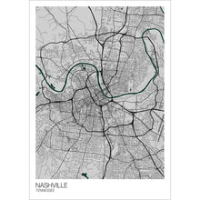 Load image into Gallery viewer, Map of Nashville, Tennessee