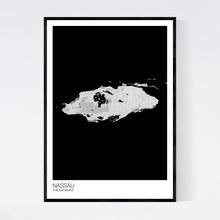 Load image into Gallery viewer, Nassau Island Map Print