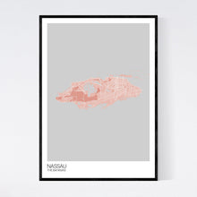 Load image into Gallery viewer, Nassau Island Map Print