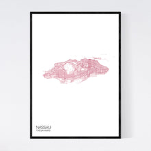 Load image into Gallery viewer, Nassau Island Map Print