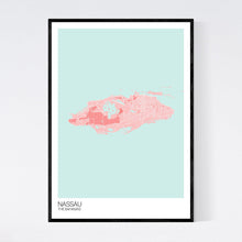 Load image into Gallery viewer, Nassau Island Map Print