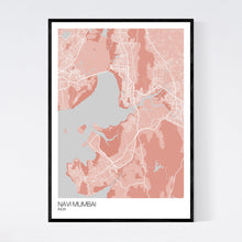 Load image into Gallery viewer, Navi Mumbai City Map Print