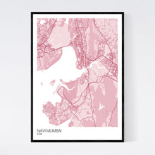 Load image into Gallery viewer, Navi Mumbai City Map Print