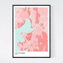 Load image into Gallery viewer, Navi Mumbai City Map Print