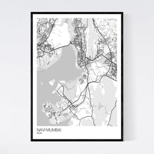 Load image into Gallery viewer, Map of Navi Mumbai, India