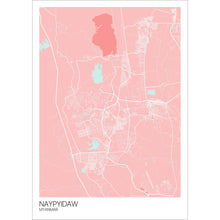 Load image into Gallery viewer, Map of Naypyidaw, Myanmar