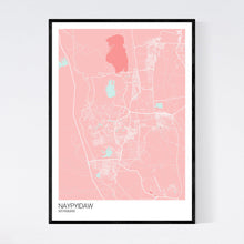 Load image into Gallery viewer, Map of Naypyidaw, Myanmar