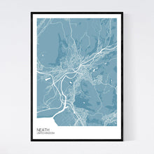 Load image into Gallery viewer, Neath City Map Print