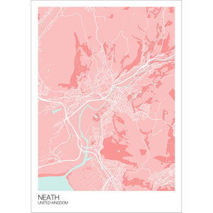 Map of Neath, United Kingdom